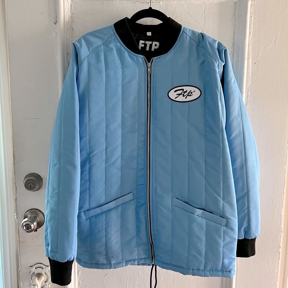 FTP Blue Puffer Jacket